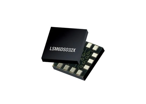 LSM6DSO32X सेंसर आईसी iNEMO 6 DoF 32g त्वरकमीटर और कम शक्ति अनुप्रयोगों के लिए एम्बेडेड मशीन लर्निंग कोर के साथ जड़ता मॉड्यूल