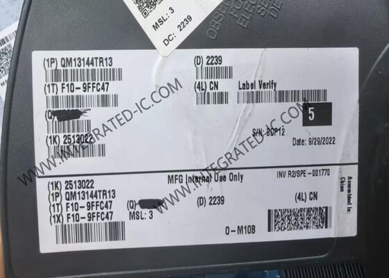 QM13144 अल्ट्रा-कॉम्पैक्ट QFN पैकेज में 600 मेगाहर्ट्ज से 6,000 मेगाहर्ट्ज रेंज के साथ कम-हानि 4xSPST आरएफ स्विच इंटीग्रेटेड सर्किट चिप