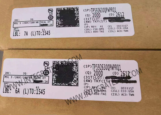 TPS92630QPWPRQ1 ऑटोमोटिव तीन-चैनल रैखिक एलईडी ड्राइवर आईसी 150mA आउटपुट के साथ
