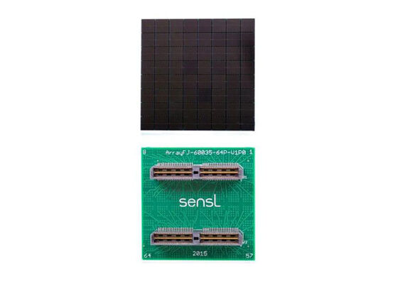 ARRAYJ-60035-64P-PCB सेंसर आईसी उच्च भरने कारक J श्रृंखला सिलिकॉन फोटोमल्टिप्लायर सेंसर के सरणी