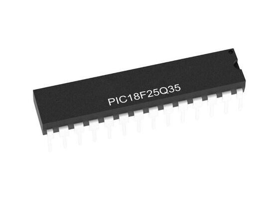 PIC18F25Q35-I/SP माइक्रोकंट्रोलर MCU लो पावर 8-बिट 64MHz 1.8V से 5.5V MCU IoT एज नोड्स के लिए
