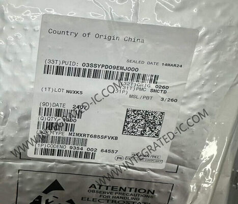 MIMXRT685SFVKB 32Bit डुअल कोर माइक्रोकंट्रोलर MCU 176-VFBGA पैकेज के साथ