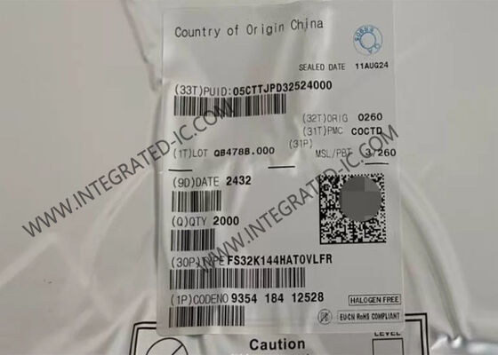 FS32K144HAT0VLF 32-बिट 80MHz ARM कॉर्टेक्स-M4F माइक्रोकंट्रोलर MCU 48-LQFP पैकेज में