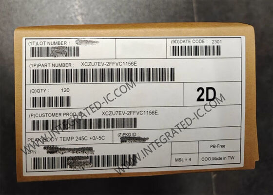 XCZU7EV-2FFVC1156E फील्ड प्रोग्राम करने योग्य गेट सरणी 256KB मेमोरी और 504K लॉजिक सेल SoC FPGA के साथ