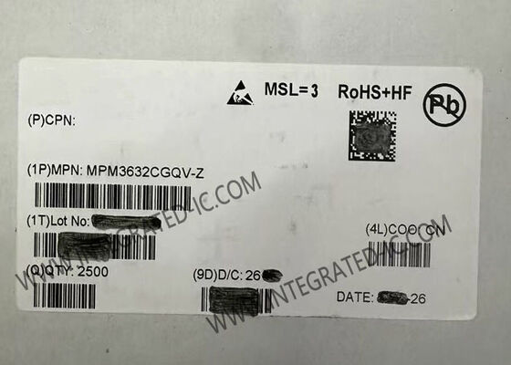MPM3632CGQV इंटीग्रेटेड सर्किट चिप स्टेप-डाउन कन्वर्टर इंटीग्रेटेड इंडक्टर के साथ