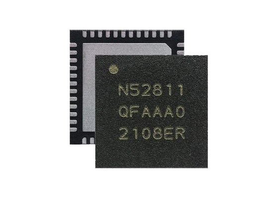 NRF52811-QFAA-R BT IC 2.4GHz कम ऊर्जा BT 5.4 SoC QFN48 BT 5.4 सिस्टम ऑन चिप