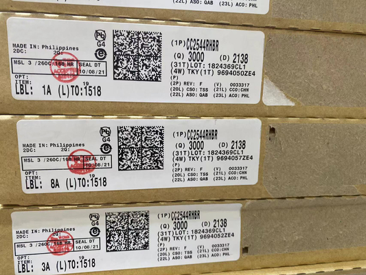 32kB फ्लैश USB SPI और UART के साथ इंटीग्रेटेड सर्किट CC2544RHBR 2.4 GHz RF वैल्यू लाइन SoC