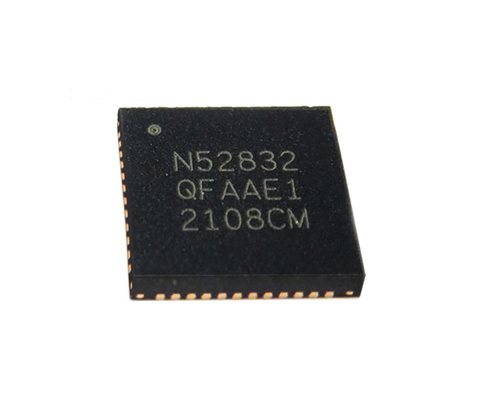 चिप पर मल्टीप्रोटोकॉल आरएफ सिस्टम NRF52832-QFAA-R NRF52832 BT स्मार्ट 2.4GHz SoC