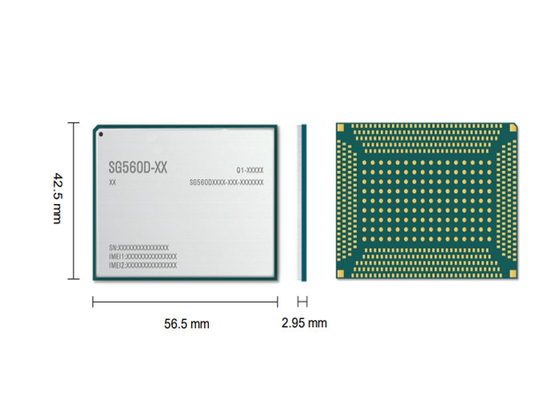 5G NR स्मार्ट मॉड्यूल SG560D LTE कैट 18 स्मार्ट मॉड्यूल वाई-फाई 6E और BT फ़ंक्शन का समर्थन करता है:
