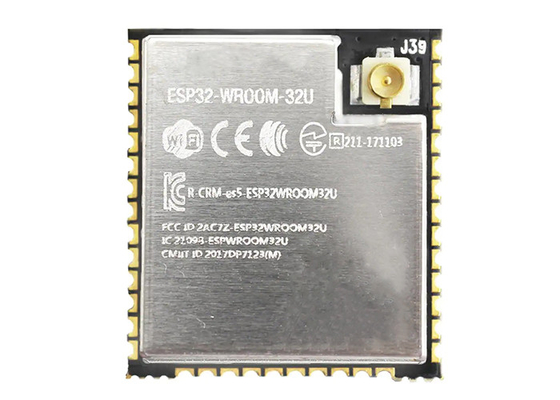 32Mbits ESP32-WROOM-32U SPI फ्लैश मल्टीप्रोटोकॉल वाईफ़ाई मॉड्यूल एसएमडी मॉड्यूल