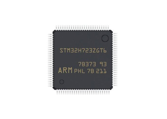 माइक्रोकंट्रोलर IC STM32H723ZGT6 32 बिट सिंगल कोर STM32H7 144-LQFP पैकेज
