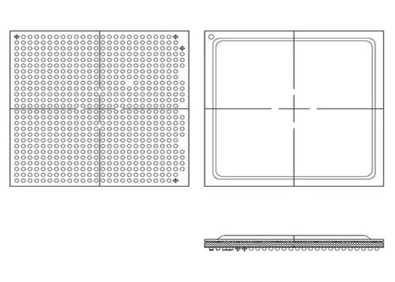 Virtex-5 फैमिली FPGA XC5VLX30T-1FF323C एंबेडेड - फील्ड प्रोग्रामेबल गेट ऐरे