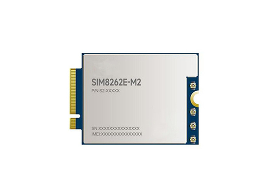 SIM8262E-M2 5G मॉड्यूल मल्टी बैंड 5G संचार मॉड्यूल M2 फॉर्म फैक्टर को अपनाता है