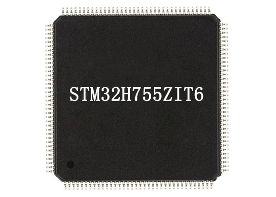 32 बिट ड्युअल कोर माइक्रोकंट्रोलर IC STM32H755ZIT6 2MBytes फ्लैश मेमोरी