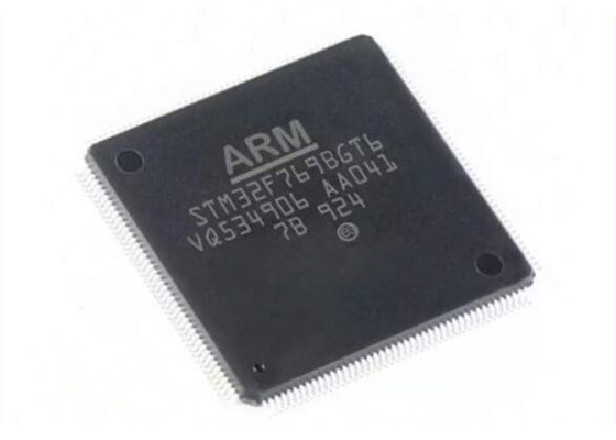 216MHz इंटीग्रेटेड सर्किट चिप STM32F769BGT6 ARM Cortex M7 MCU LQFP208 सिंगल कोर