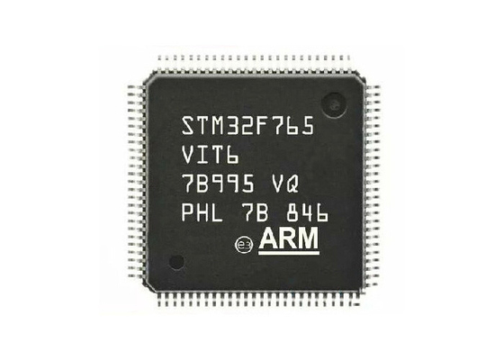 STM32F765VIT6 MCU 2 एमबी फ्लैश माइक्रोकंट्रोलर IC 100-LQFP पैकेज के साथ