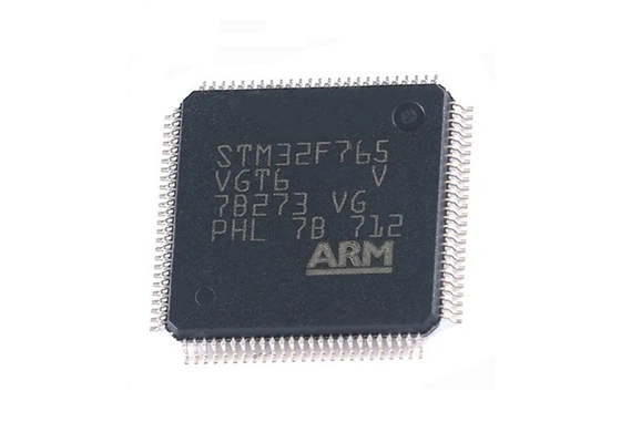 इंटीग्रेटेड सर्किट चिप STM32F765VGT6 1MB सिंगल कोर माइक्रोकंट्रोलर IC 100-LQFP