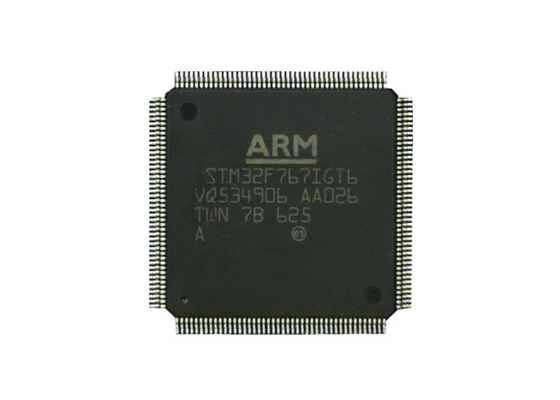 216MHz इंटीग्रेटेड सर्किट चिप STM32F767IGT6 32-बिट माइक्रोकंट्रोलर IC 176-LQFP