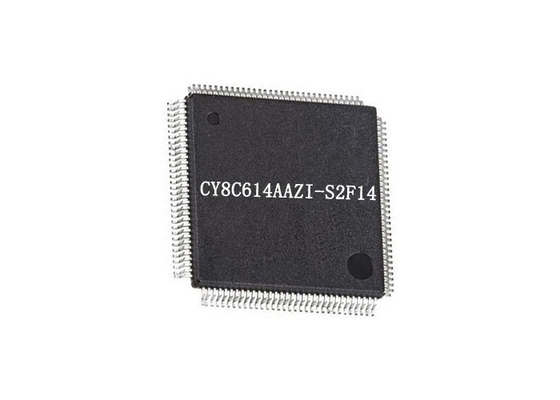 128-TQFP पैकेज CY8C614AAZI-S2F14 32-बिट 150MHz 2MB फ़्लैश माइक्रोकंट्रोलर IC
