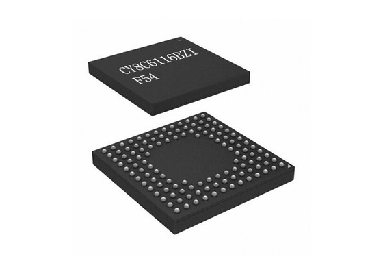 IC MCU CY8C6116BZI-F54 सिंगल कोर माइक्रोकंट्रोलर्स IC VFBGA124 सरफेस माउंट 50MHz