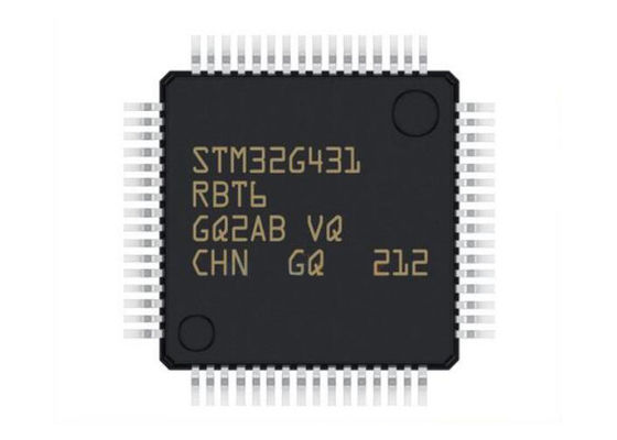 STM32G431RBT6 ARM कॉर्टेक्स-M4F MCU 170MHz स्पीड 128KB फ्लैश मेमोरी और LQFP64 पैकेज में 32-बिट सिंगल-कोर के साथ