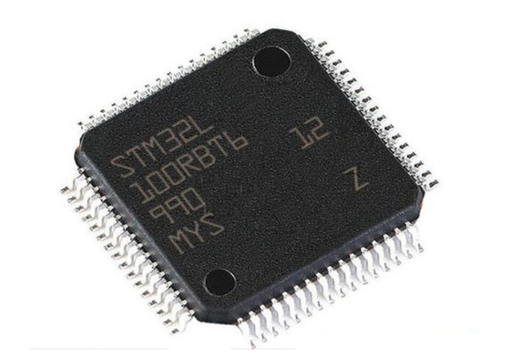 32MHz इंटीग्रेटेड सर्किट चिप STM32L100RBT6 सिंगल कोर माइक्रोकंट्रोलर्स IC 64LQFP