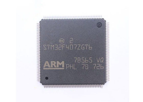 1MB फ्लैश इंटीग्रेटेड सर्किट चिप STM32F407ZGT6 32-बिट सिंगल-कोर माइक्रोकंट्रोलर