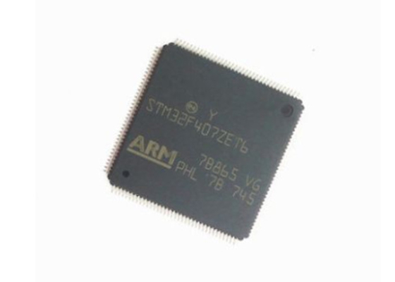 32-बिट माइक्रोकंट्रोलर IC STM32F407ZET6 ARM Cortex-M4 MCU 512KB फ्लैश LQFP144 पैकेज