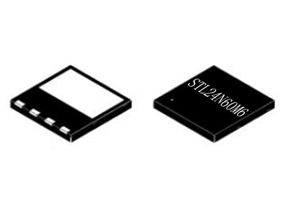इंटीग्रेटेड सर्किट चिप STL24N60M6 पावर MOSFET ट्रांजिस्टर 600V 8PowerVDFN