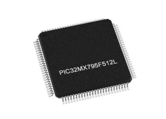 512KB फ्लैश PIC32MX795F512L-80I/PT 32-बिट सिंगल-कोर माइक्रोकंट्रोलर - MCU 100-TQFP
