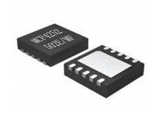 इंटीग्रेटेड सर्किट चिप MCP4252-502E/MF वोलेटाइल मेमोरी IC DFN10 SPI डिजिटल पॉट