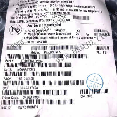 इंटीग्रेटेड सर्किट चिप 144-EQFP EP4CE15E22I7N 200 MHz फील्ड प्रोग्रामेबल गेट ऐरे