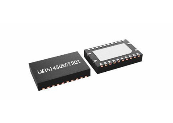 दोहरी रैंडम स्प्रेड स्पेक्ट्रम के साथ LM25148QRGYRQ1 42V ऑटोमोटिव सिंक्रोनस बक कंट्रोलर