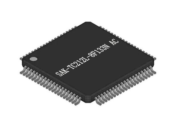 80-TQFP एक्सपोज़्ड पैड SAK-TC212L-8F133N AC 32-बिट माइक्रोकंट्रोलर - MCU