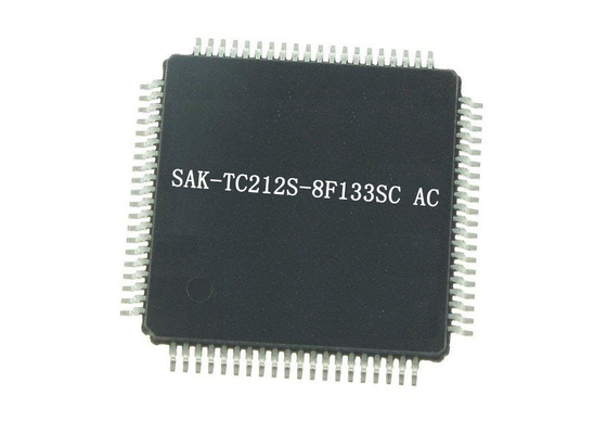 इंटीग्रेटेड सर्किट चिप SAK-TC212S-8F133SC AC 133MHz 3.3V माइक्रोकंट्रोलर IC TQFP-80