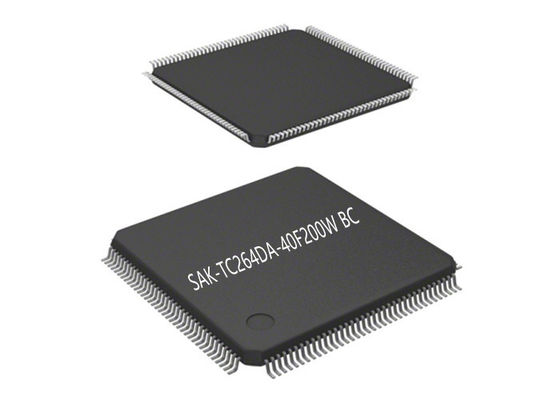 इंटीग्रेटेड सर्किट चिप SAK-TC264DA-40F200W BC डुअल ट्राईकोर माइक्रोकंट्रोलर 200MHz के साथ