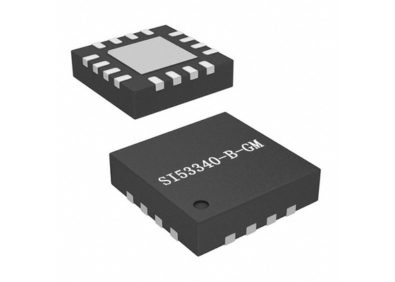 IC चिप SI53340-B-GM 1.25GHz क्लॉक फैनआउट बफर मल्टीप्लेक्सर IC 16-VFQFN