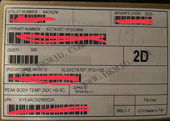 इंटीग्रेटेड सर्किट चिप XC7A15T-1FGG484I Artix-7 फील्ड प्रोग्रामेबल गेट ऐरे 484-BBGA