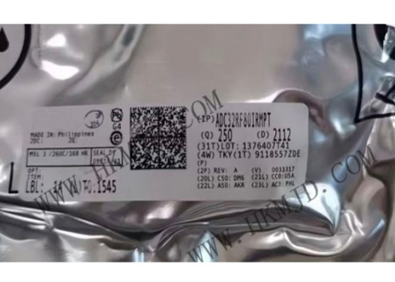 ICs चिप ADC32RF80IRMPT डुअल-चैनल 3-GSPS टेलीकॉम रिसीवर और फीडबैक डिवाइस