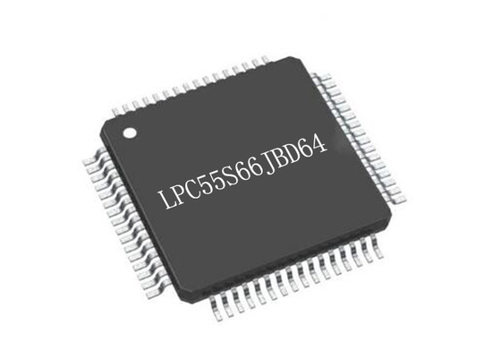 इंटीग्रेटेड सर्किट चिप LPC55S66JBD64 सिंगल कोर माइक्रोकंट्रोलर IC 150MHz 64TQFP