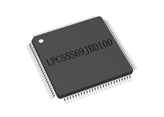 150MHz इंटीग्रेटेड सर्किट चिप LPC55S69JBD100 32Bit सिंगल कोर माइक्रोकंट्रोलर IC