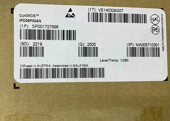 P चैनल IPD06P004N पावर MOSFET ट्रांजिस्टर TO-252-3 इंटीग्रेटेड सर्किट चिप 60V