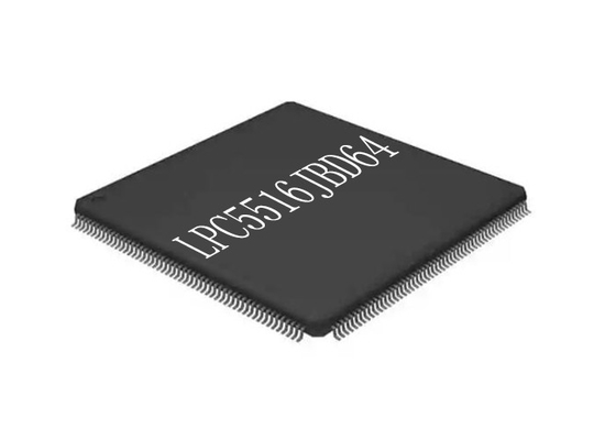 सिंगल कोर LPC5516JBD64 इंटीग्रेटेड सर्किट चिप 64HTQFP माइक्रोकंट्रोलर IC 150MHz
