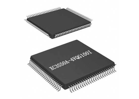 सरफेस माउंट इंटीग्रेटेड IC 100-TQFP XC3S50A-4VQG100I फील्ड प्रोग्रामेबल गेट ऐरे IC