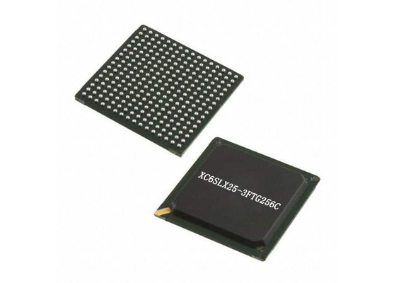 इंटीग्रेटेड IC XC6SLX25-3FTG256C वायर-बॉन्ड FPGA IC सरफेस माउंट 256-LBGA पैकेज