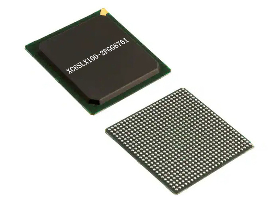 इंटीग्रेटेड IC एंबेडेड FPGAs XC6SLX100-2FGG676I 676-BGA प्रोग्रामेबल लॉजिक IC