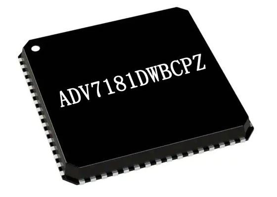 ADV7181DWBCPZ 10 बिट 10-चैनल मल्टीफॉर्मेट वीडियो डिकोडर और आरजीबी ग्राफिक्स डिजिटाइज़र