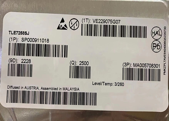 लिन ट्रांसीवर IC TLE7258SJ इंटीग्रेटेड सर्किट चिप 8SOIC ट्रांसीवर चिप 20Kbps