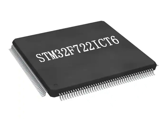 इंटीग्रेटेड IC STM32F722ICT6 हाई-परफॉर्मेंस DSP माइक्रोकंट्रोलर IC 176-LQFP