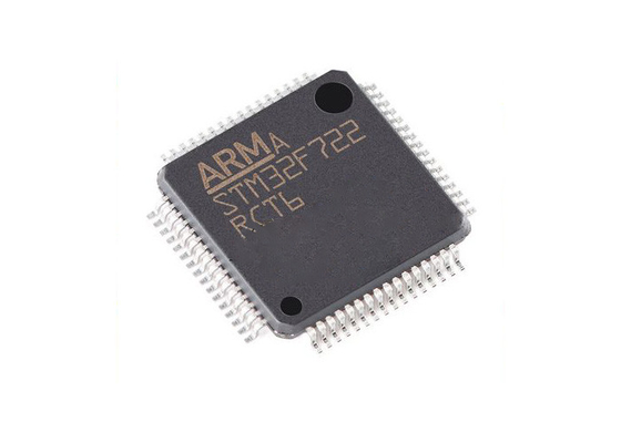 ICs चिप फ्लैश माइक्रोकंट्रोलर IC STM32F722RCT6 सिंगल-कोर 64-LQFP पैकेज